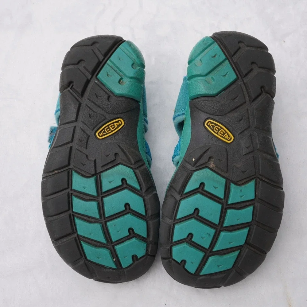 Keen Newport H2 Kids Size 10 Sandals Shoes‎ Slingback Casual Turquoise Hiking